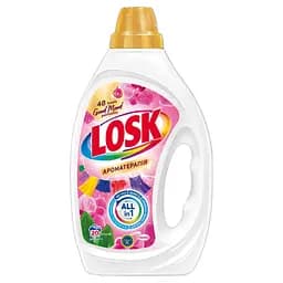 Гель для прання Losk Color Ароматерапія Ефірні олії та аромат Малайзійської квітки 0.9 л 20 циклів прання