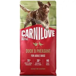 Сухой корм для собак Carnilove Active Duck & Pheasant утка и фазан 12 кг