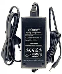 Импульсный адаптер питания 12 В 6 А 72 Вт штекер 5,5/2,5 шнур питания, длина 1,70 м