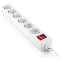 Мережевий фільтр живлення REAL-EL RS-6 Protect M 5m, white (EL122300035) - мініатюра 5