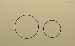 Клавіша змиву Geberit Sigma40 Round латунь matt 115.628.QF.1, Золотий