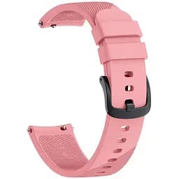 Ремешок силиконовый Tamister для часов 20 мм Type B розовый