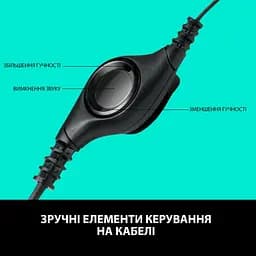 Гарнітура Logitech H390 USB Black (981-000406) - мініатюра 4