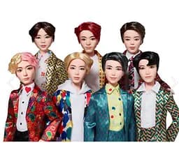Колекційна фігурка Mattel BTS Реп Монстр Monster Кім Нам Джун Kim Nam Joon 28 см F BTS M - мініатюра 6