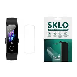 Захисна гідрогелева плівка SKLO (екран) 4шт. для Honor Band 5 Прозорий - мініатюра 1