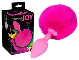 Анальная пробка - Colorful Joy Bunny Tail Plug Orion 42-05182120000 23466