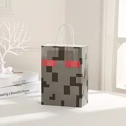 Подарунковий пакет Minecraft Ендермен — паперовий пакет з ручками для дитячого подарунка