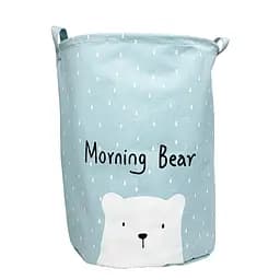 Кошик для іграшок "Hello my bear" 34*44 см MEGAZayka Блакитний