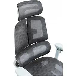 Офісне крісло GT Racer B-2450 White/Gray [121431] - мініатюра 8