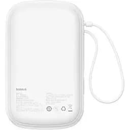 Зовнішній акумулятор Baseus Qpow Pro+ 20000mAh 22.5W із вбудованим кабелем USB-C білий P10067103213-00 - мініатюра 5