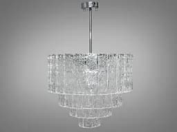Підвісна кришталева люстра Diasha 816/500CH - 9xE14, 49x70 см, хром