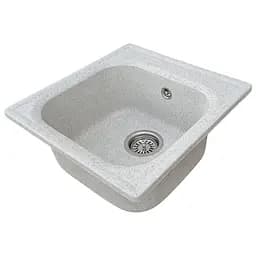 Мийка кухонна Valetti 1N гранітна, тера 430х445 мм - мініатюра 2