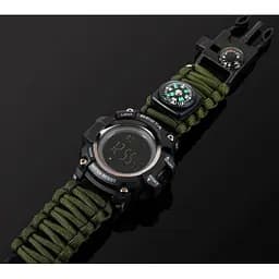 Годинники чоловічі наручні Besta Tactical з компасом (Зелений) - мініатюра 7