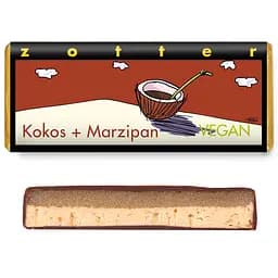 Шоколад чорний Zotter Coconut + Marzipan органічний 70 г - мініатюра 3