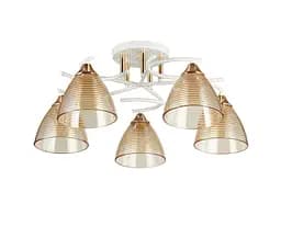 Люстра декоративная INTEREES V 5007-5 WH+FG