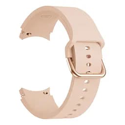 Ремінець для Samsung Galaxy Watch 4 40mm - рожево-бежевий ширина кріплення 20мм силікон розмір L Watchbands Color (WB00S4GALAXYCOLOR3440) - мініатюра 2