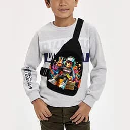 Сумка через плечо детская Roblox 29х17 см сумка слинг для мальчика (01981)