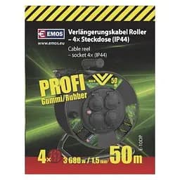 Мережевий подовжувач EMOS катушка 4 роз., 50 м (P08250) - мініатюра 4