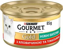 Набір вологого корму для котів Gourmet Ніжні биточки 1.02 кг (85 г x 12 шт.) - мініатюра 3