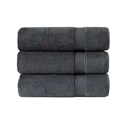 Полотенце махровое Lotus Home - Grand soft twist antrasit антрацит 50x90