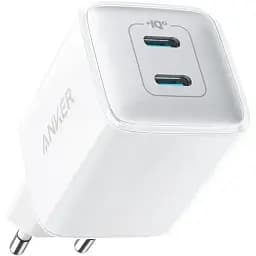 Зарядний пристрій блок живлення Anker PowerPort 521 Nano Pro Power IQ 2 виходи Type-C білий (A2038G21)