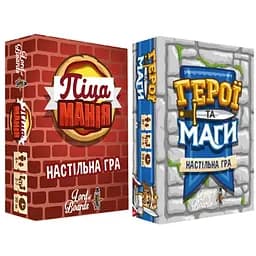 Настольная игра Lords of Boards Пиццамания + Герои и Маги (укр.) (LOB2207UA+1)