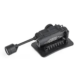 Ліхтар Sidewinder на шолом (білий + червоний + зелений + синій + ІЧ світло) картонна коробка Чорний