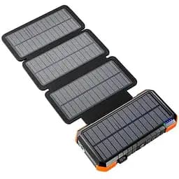 Внешний аккумулятор на солнечной панели 20000mAh PN-W12Pro Solar Power bank