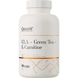 Жиросжигатель OstroVit CLA + Green Tea + L-Carnitine 90 капсул