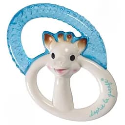 Прорізувач Vulli Жирафа Софі, що охолоджує з водою, блакитний з білим (10329)