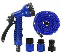 Шланг садовий поливальний саморозтягуючий Magic Hose 60 м стрейч м'який Xhose для поливу