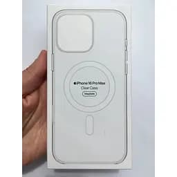 Оригинальный прозрачный чехол Apple Clear Case with MagSafe для Iphone 16 Pro Max (6.9") Clear MA7F4ZM/A