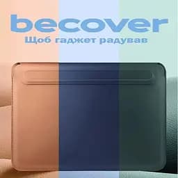 Чохол-сумка BeCover ECO Leather для MacBook 16" Black (709697) - мініатюра 3