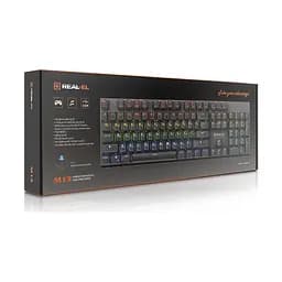 Клавіатура REAL-EL M 13 USB Grey (EL123100045) - мініатюра 10