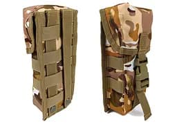 Підсумок під два магазини АК одинарний закритий Multicam Arid (степовий) (MOLLE, підсумок на розгрузку, жилет, РПС)