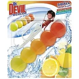Туалетные шарики Dr.Devil Лимонная Свежесть, 35 г