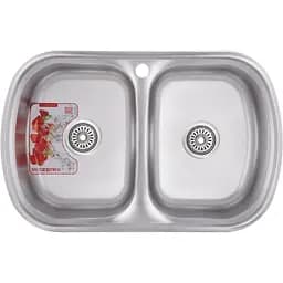 Кухонна мийка Zerix Z7749-08-180E Satin (ZM0565)