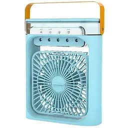 Вентилятор настольный FZM-04 с питанием от USB и функцией увлажнения синий