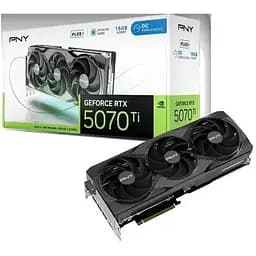 Видеокарта PNY GeForce RTX 5070 Ti Triple Fan Plus 16GB OC