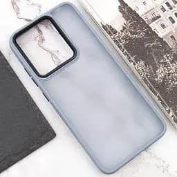 Чохол TPU+PC Lyon Frosted для Motorola Edge 60 Fusion Sierra Blue - мініатюра 4