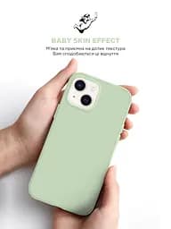 Силиконовый чехол с MagSafe для Apple iPhone 15, ICON2 MagCase, зеленый, противоударный, панель с мягкой подкладкой, защита всего корпуса, поддержка беспроводной зарядки, совместим с защитными стеклами и пленками, ArmorStandart (ARM77010) - мініатюра 8