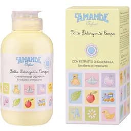 Очищаюче молочко L'Amande Baby Line Cleansing Milk для очищення тіла та зміни підгузків