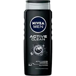 Гель для душу Nivea Men Сила вугілля, 500 мл (84046)