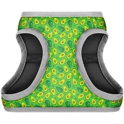 Шлея для собак м'яка Waudog Clothes, з QR паспортом, Авокадо, XS3,32-35х22-24 см - мініатюра 2