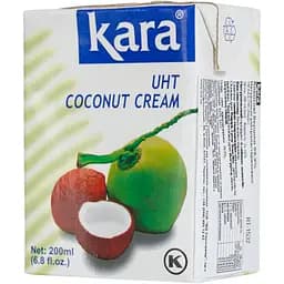 Сливки кокосовые Kara натуральные пастеризованные 24%, 200 мл (585469)