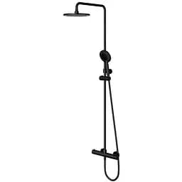 Душова система з термостатом Omnires Y black Y1244NBL, Чорний матовий