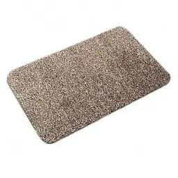 Придверний вологопоглинаючий килимок Wellamart, 70х46 см, бежевий (7922)