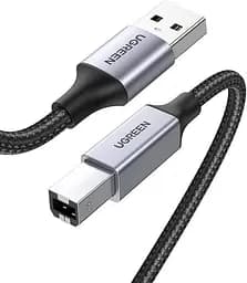 Кабель UGREEN US369 USB 2.0 to USB type B USB Printer Cable для принтеров, сканеров, МФУ 1.5 м Black (80802)
