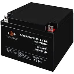 Аккумулятор гелевий LogicPower AGM (LPM) 12V - 26 Ah (LP-4134)