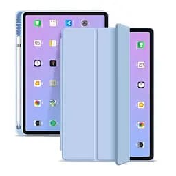 Чохол-книжка BeCover Tri Fold Soft TPU з кріпленням Apple Pencil для Apple iPad Air 4/5 2020/2022 10.9" Light Blue (711108) - мініатюра 8